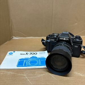 TA-736☆60サイズ 【 MINOLTA X-700 】 MPS MD 一眼レフフィルムカメラ レンズ SIGMA ズームレンズ 