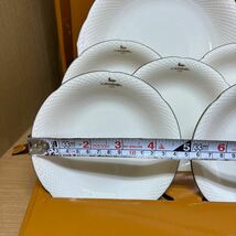 TA-761☆80サイズ 《未使用》LANCEL PARIS 食器 皿 プレート 6枚 ランセル プレート 大皿 ケーキ皿 洋食器 パーティーセット_画像4