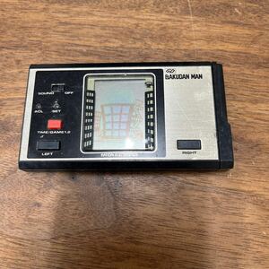 M-1323* click post ( nationwide equal postage 185 jpy ) BANDAI ELECTRONICS BAKUDAN MANbak Dan man retro game that time thing Showa era present condition goods 