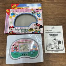 M-1324★クリックポスト(全国一律送料185円) EPOCH LCD GAME エポック社 ミッキーマウス バーガーショップは大いそがし 現状品_画像1