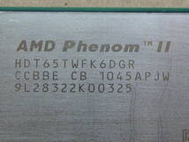 AM3 Phenom II X6 1065T HDT65TWFK6DGR 2.9GHz～3.4GHzｘ６コア 95Watt 3500/50430_画像2