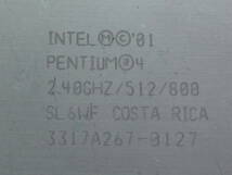 ソケット478 Pentium 4 2.4GHz 2.40GHZ/512/800 4000/50501_画像2