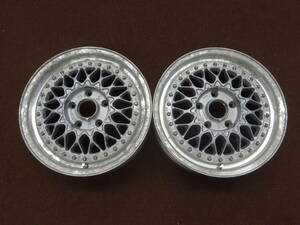 A-139　BBS RS224　★15×6.5J ET45 PCD114.3 5H 2本★　軽量　鍛造　人気商品　Racing　sports　car　に是非 ！ ジャンク品　！