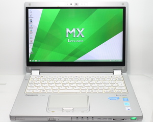 Panasonic Let’s note MX3 CF-MX3SEBJR/Core i5-4200U/4GBメモリ/M.2 SSD128GB/DVD/12.5型フルHDタッチパネル液晶/Windows8.1 Pro #0515