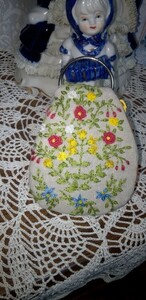  hand made hand embroidery key pouch 