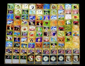 ⑥ポケモンカード　旧裏キラのみ　まとめて　約100枚　まとめ　キラ　旧裏　旧裏面　pokemon card old back ポケカ　希少