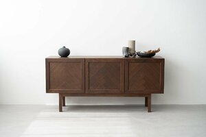  cabinet stylish Northern Europe modern walnut oak natural wood sideboard storage wooden width 150 depth 40 living board 