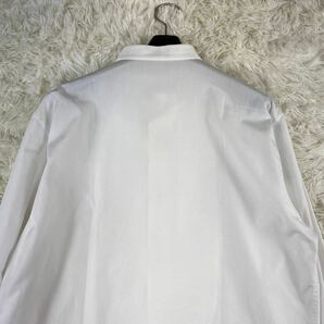 DIOR HOMME ディオールオム タキシードシャツ 白シャツ コットン 綿 40サイズ ホワイト フォーマル ドレス 式典 結婚式 M〜L相当の画像7