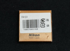 Nikon FA NewFM2 FE2 FM3A FE FM用の視度補正レンズ ＋2.0 未使用 デッドストック品