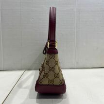 【GUCCI グッチ 】296893 002058 ハンドバッグ ショルダーバッグ パープル キャンバス メイフェア 2405oki h_画像2