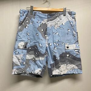 【supremeシュプリーム】ショートパンツ 32 ブルー コットン 20SS Cargo Short 2405oki h