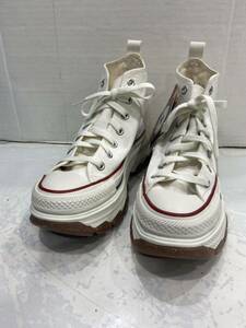 【CONVERSE コンバース】1SD663 ハイカットスニーカー 24cm ホワイト キャンバス タグ付き 2405oki n