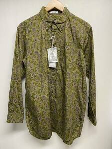 [Engineered Garments engineered garments ]Cotton хлопок Paisley Printpeiz Lee рисунок кнопка down рубашка 21AW общий рисунок 2405oki k