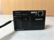 N1570/SONY ソニー Cyber-shot DSC-T10 コンパクトデジタルカメラ 説明書付き_画像1