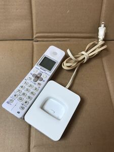 N1601/電話子機 SHARP シャープ コードレス　子機 電話機 JD-KS25 充電台 通電確認のみ