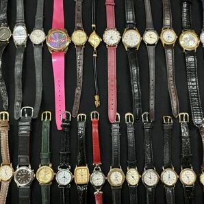 レディース 腕時計 50点 個 セット 大量 CITIZEN CASIO agnes.b RICOH mila schon LANCEL VOGUE 等 まとめ売り ジャンク品クォーツ H171の画像6