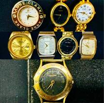 腕時計 ゴールドカラーのみ 150本 大量 SEIKO CITIZEN ELGIN NIVADA CYMA Pierre Cardin renoma marie claire 等まとめてセット H177_画像6