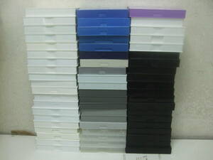 (2) empty VHS video case [ color * shape * size don't fit ] empty case only various set sale used 