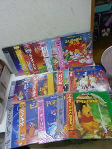  Disney LD*17 pieces set ( Aladdin / fan tajia/ Peter Pan /.... monogatari / Snow White ) various contains set sale used 