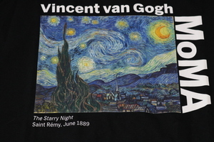 Vincent van Gogh　Tシャツ　黒　メンズ　XL　ゴッホ　星月夜　The starry night　ユニクロ　MoMA　アート　新品 未使用 