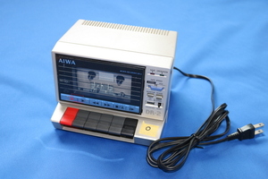  service completed AIWA DR-2 speed data recorder MOTOR button attaching MSX PC6001mk2 PC6601 PC8801 FM7 FM8 and so on 