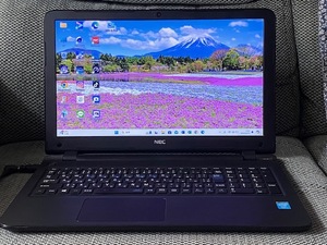 特価！NEC PC-VK20LFWD4RVH 第5世代CPU Corei3-5005U ＠2.00GHz 増設8GB 高速SSD128GB Windows11Pro Webカメラ 15.6薄型 office365