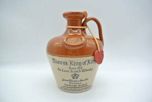 19820 酒祭 洋酒祭 マンローズ キングオブキングス 750ml 43% 未開栓 約1620g 陶器ボトル Munros King of Kings 長期保管品 古酒