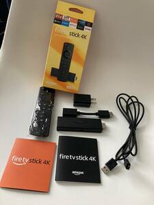 美品 Amazon Fire TV Stick 4K Alexa対応音声認識リモコン付属