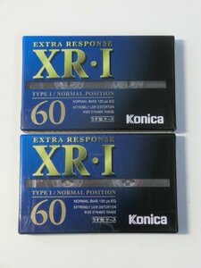 Kml_ZZ1400／カセットテープ　Konica　XR・I 60　未使用２本