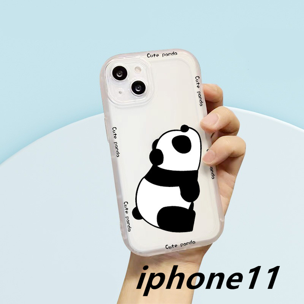 iphone11ケース カーバー TPU 可愛い　パンダ　お洒落　　軽量 耐衝撃 　