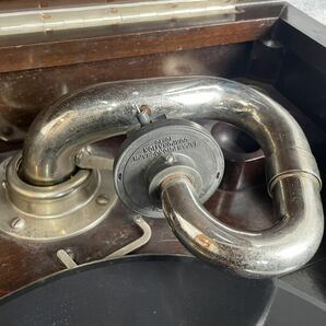 古い 大型蓄音機 コンソールタイプ 現状品 アンティーク蓄音機の画像10