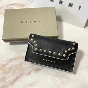 MARNI TRUNK カードケース コインケース スタッズ サファイアーノ