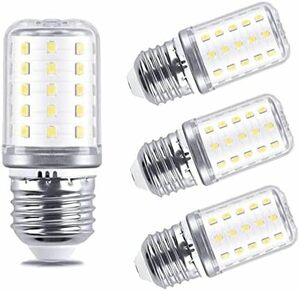 6W 広配光 口金直径26mm E26 60W形相当500LM LED電球 省エネ省電力高輝度 360°照明 E26口金_昼光色