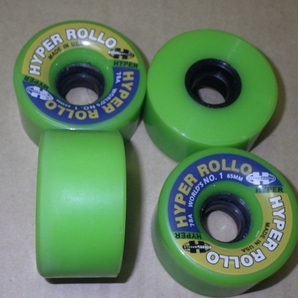 HYPER ROLLO 65mm 78a グリーン ソフトウィール USED 緑 スケートボード スケボー ウィール