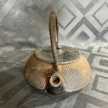 鉄瓶　昭和レトロ茶道具 鉄器 工芸品 金属工芸 急須_画像3