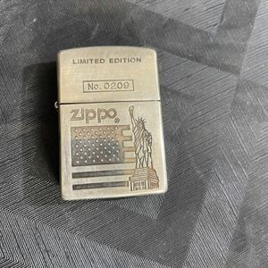 ジッポ 自由の女神　シリアルナンバー　星条旗　ZIPPO ジッポー オイルライター ライター 喫煙具 Zippo LIMITED 