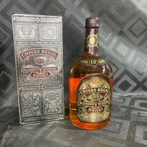 A1917 CHIVAS REGAL シーバスリーガル 12年 スコッチウイスキー 43％ 750ml 未開栓 箱付_画像1