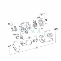 メルセデスベンツ W219 CLS63 オルタネーター 1561540102 156154010288 コア返却不要 出荷締切18時_画像6