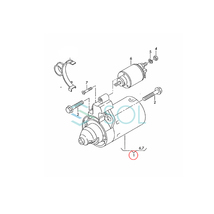 VW ワーゲン ゴルフ6 VI 5K 1K スターター セルモーター スターターモーター リビルト コア返却不要 02E911023J 02E911023JX_画像6