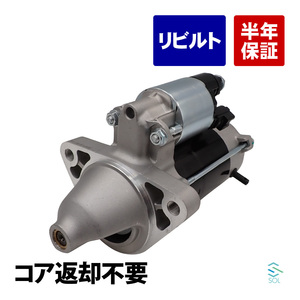 レジアスエースバン TRH102V スターター セルモーター スターターモーター リビルト コア返却不要 28100-75150 28100-75151