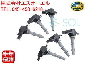 HELLA ベンツ MLクラス W164 ML350 イグニッションコイル 6本セット 1台分 0001501980 2729060060 18時まで即日出荷 車種専用設計