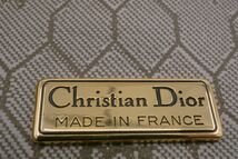クリスチャン ディオール ヴィンテージ ハニカム チェーン ショルダー バッグ PVCレザー ベージュ Christian Dior 8433h2_画像10