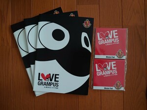 名古屋グランパスエイトのB5サイズノートノート・メモ帳です。Jリーグ　GRAMPUS