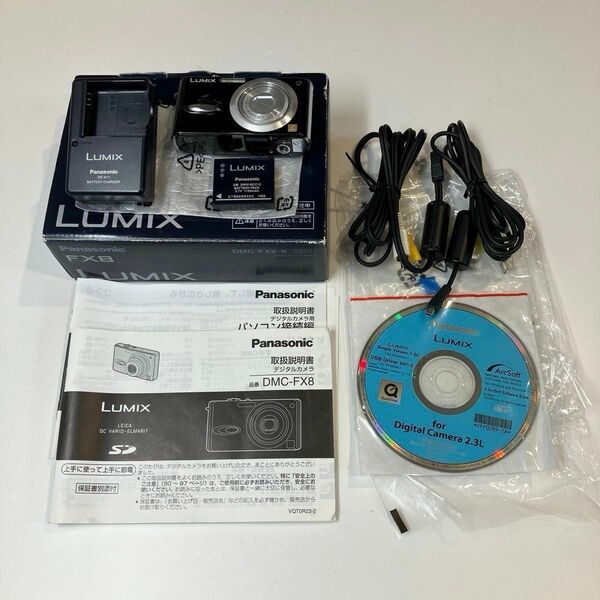 【シャンク品】LUMIX DMC-FX8 Panasonic コンパクトデジタルカメラ ルミックス 充電器　DE-A11