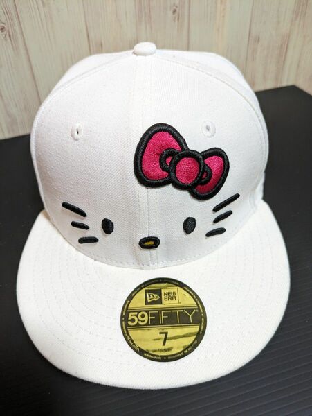 ニューエラ　 キャップ 　59FIFTY　7 （55.8cm）ニューエラ＆サンリオ　コラボキャップ　ハローキティ