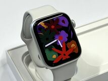 ★ 美品 バッテリー100% ★ Apple Watch SE 第2世代 44mm アップルウォッチ シルバー アルミニウム GPS 純正品 ホワイト スポーツバンド_画像4