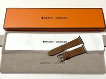 ★ 即決 ★ Apple Watch Hermes ゴールド シンプルトゥール レザーストラップ 38mm 40mm 41mm アップルウォッチ エルメス レザーバンド_画像2