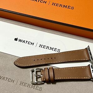 ★ 即決 ★ Apple Watch Hermes ゴールド シンプルトゥール レザーストラップ 38mm 40mm 41mm アップルウォッチ エルメス レザーバンド