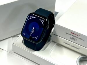 * быстрое решение бесплатная доставка * Apple Watch Series 7 45mm Apple часы midnight aluminium GPS Cellular оригинальный товар спорт частота 