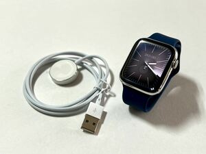 ★ 美品 バッテリー89% ★ Apple Watch Series 6 44mm アップルウォッチ シルバー ステンレススチール GPS Cellular 付属品新品未使用